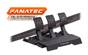 Fanatec CSL Elite Pedals V2 (3-Pedal, Load Cell) - image 1