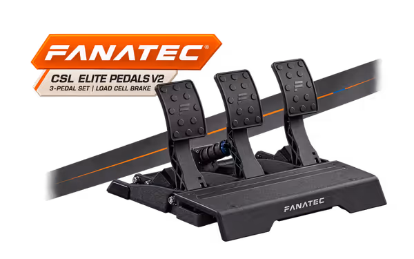 Fanatec CSL Elite Pedals V2 (3-Pedal, Load Cell) - image 1 Fanatec CSL Elite Pedals V2 (3-Pedal, Load Cell) - image 1