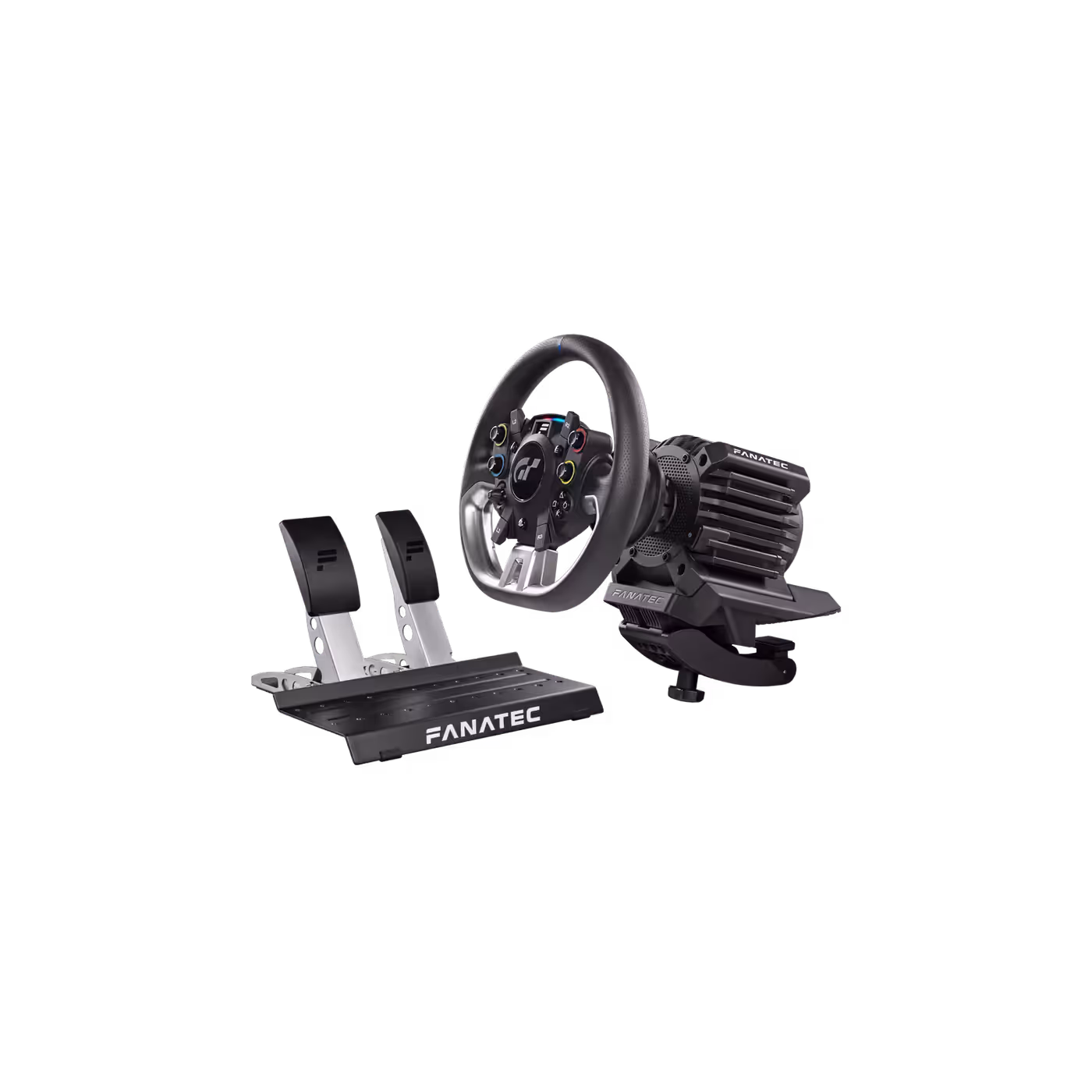 GT DD Pro bundle with steel two-pedal set
