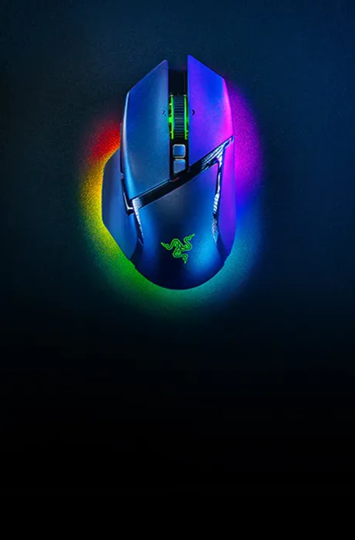 Razer Basilisk V3 Pro highlighting programmable button locations