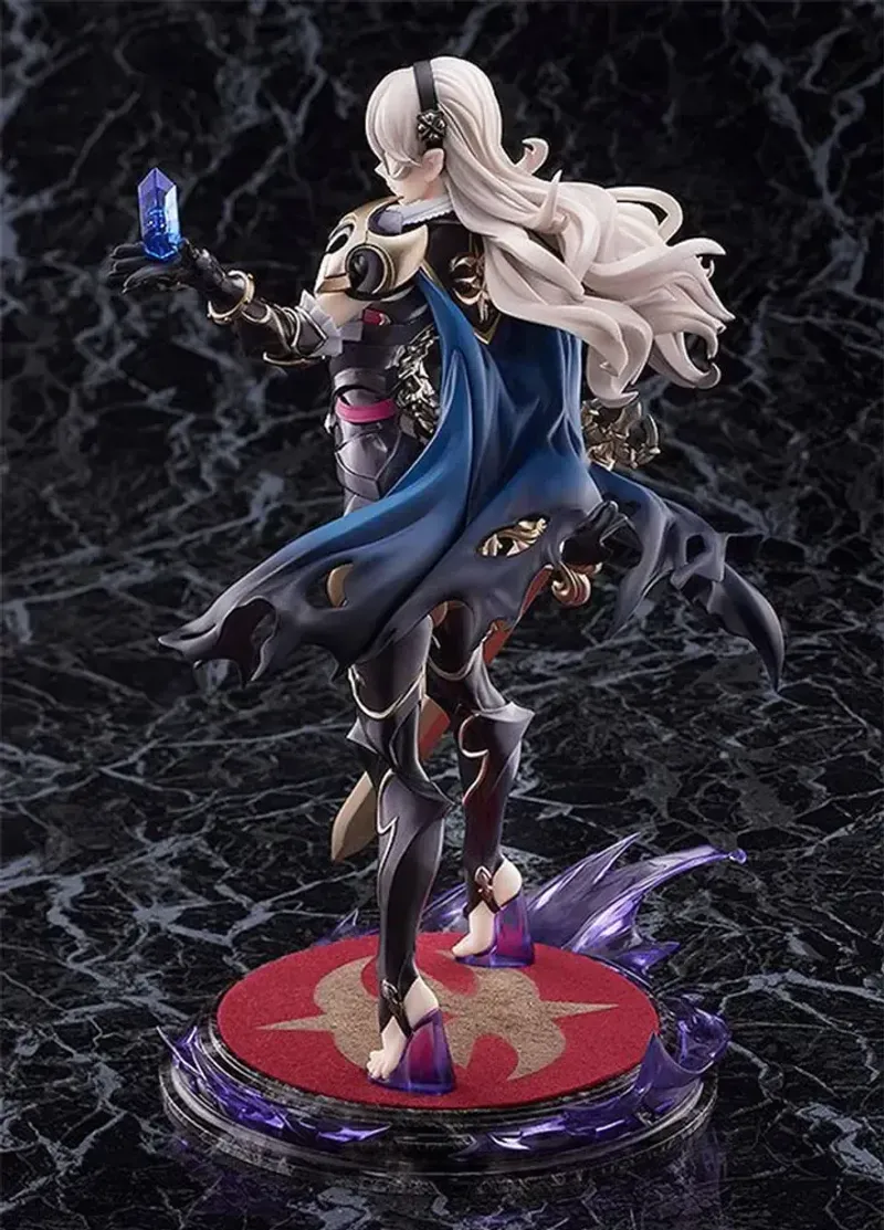 Back view of the Nohr Noble Corrin figure showing the flowing hair sculpt