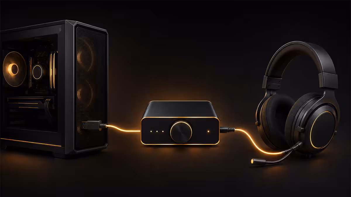 USB DAC for headset audio