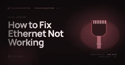 Fix Ethernet Not Working SA