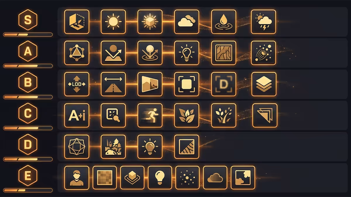 Game settings tier list