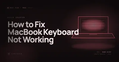 How to Fix a MacBook Keyboard Not Working — Apple Silicon Fix Guide (South Africa, 2026)