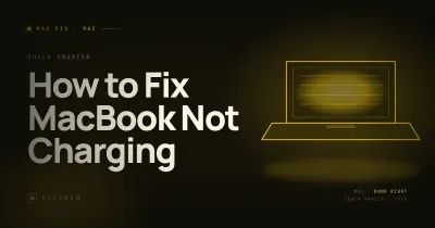 How to Fix MacBook Not Charging — USB-C, Battery Health & SMC Reset (SA 2026)