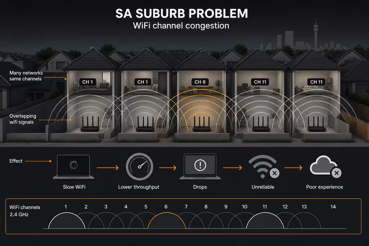 Bluetooth interference and other 2.4 GHz noise
