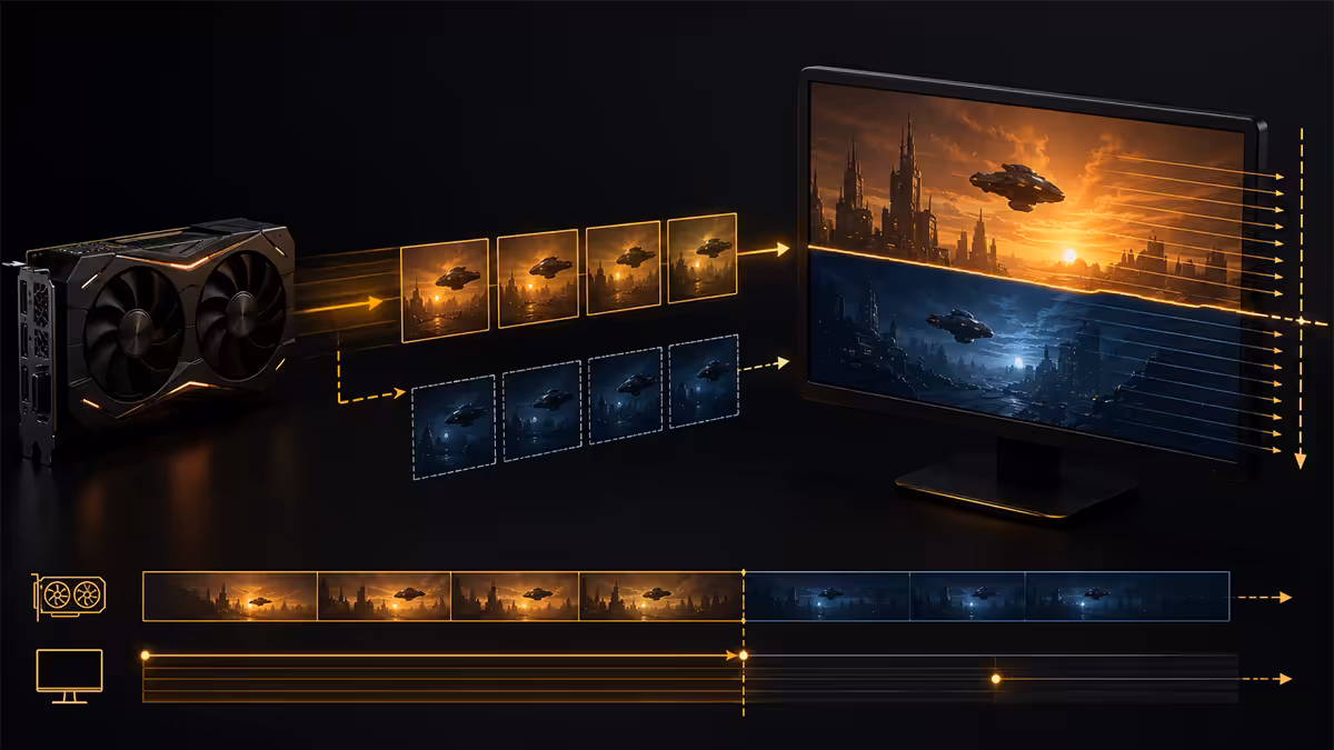 How screen tearing happens