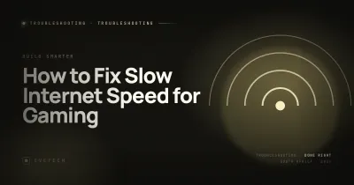 Fix Slow Internet Speed for Gaming SA