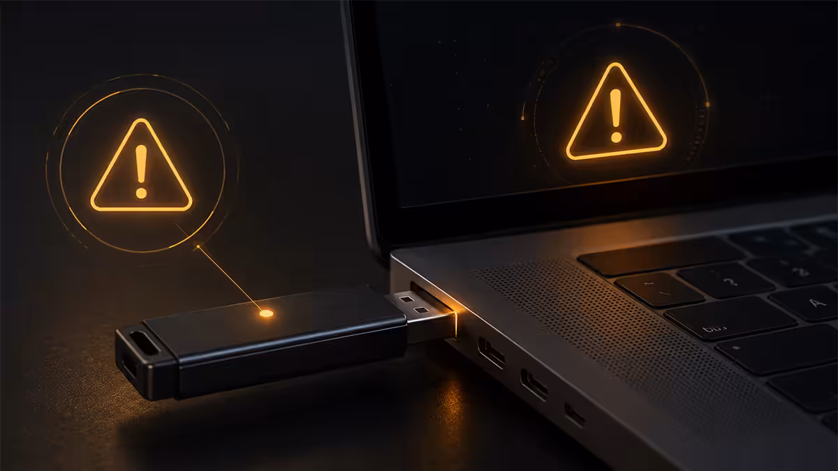 USB device not recognized