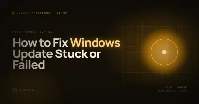 How to Fix Windows Update Stuck or Failed — Step-by-Step Repair Guide (South Africa, 2026)