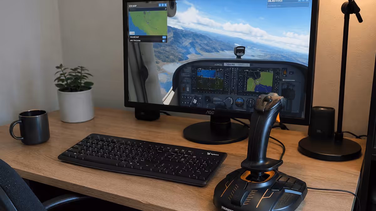 Beginner desk setup