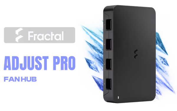 Fractal Adjust Pro FD-A-APH1-001 ARGB Fan Hub — Customizable Lighting - image 1 Fractal Adjust Pro FD-A-APH1-001 ARGB Fan Hub — Customizable Lighting - image 1