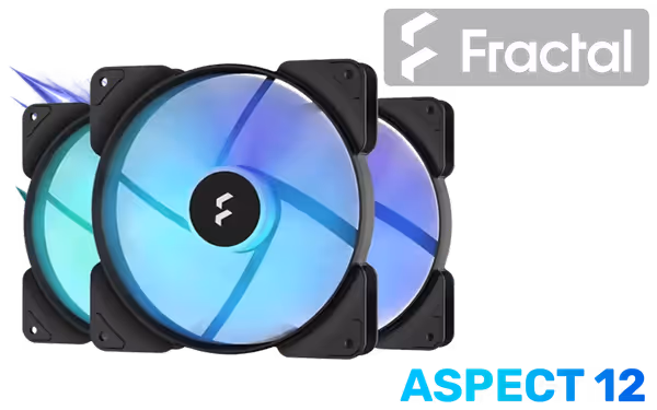 Fractal Design Aspect 12 RGB 120mm PWM 3-Pack Fans - image 1 Fractal Design Aspect 12 RGB 120mm PWM 3-Pack Fans - image 1