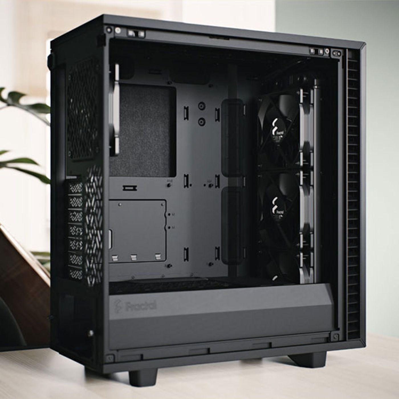Internal hardware layout and configuration of the Fractal Design Define 7 Compact