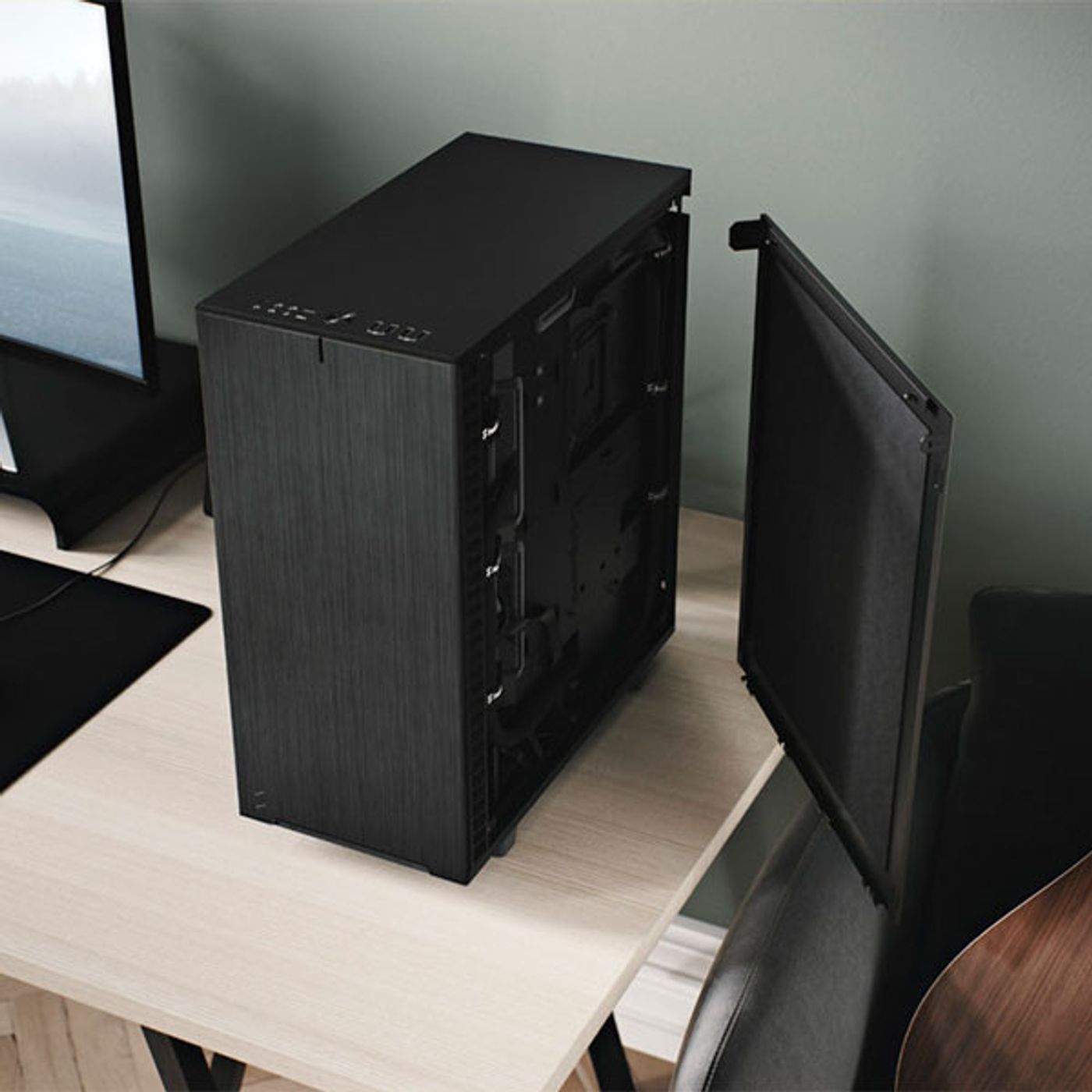 Fractal Design Define 7 Compact featuring industrial sound dampening for silent operation