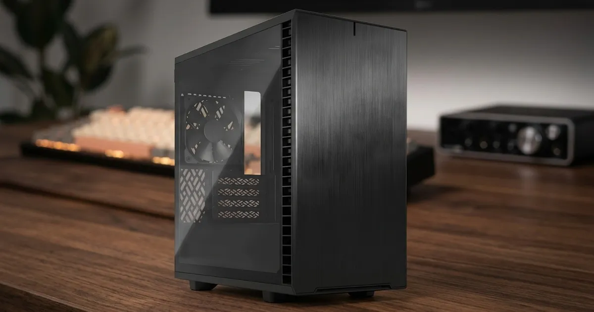Fractal Design Define 7 Mini Black TG Micro ATX Case | Evetech