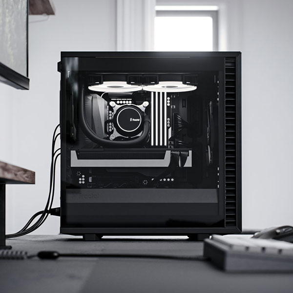 Fractal Design Define 7 Mini Black TG Micro ATX Case | Evetech