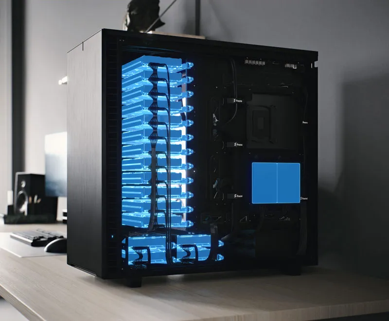 Fractal Design Define 7 XL FD-C-DEF7X-01 Full Tower Case | Evetech
