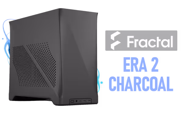 Fractal Design Era 2 Charcoal ITX Case — Compact GPU Support - image 1 Fractal Design Era 2 Charcoal ITX Case — Compact GPU Support - image 1