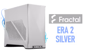 Fractal Design Era 2 Mini-Tower Gaming Case Silver - Image 1