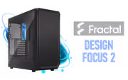 Fractal Design Focus 2 Black TG FD-C-FOC2A-01 - Tempered Glass PC Case - image 1