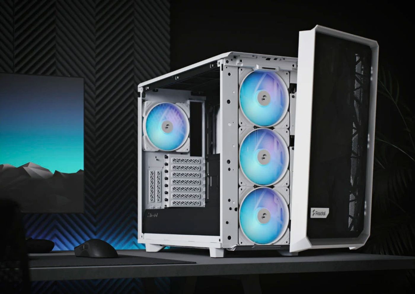 Fractal Design Meshify 2 RGB mid-tower gaming case with tempered glass window