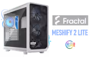 Fractal Meshify 2 Lite RGB White Mid Tower Case - image 1