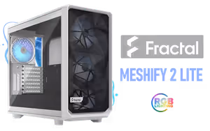 Fractal Design Meshify 2 RGB Case White - Image 1