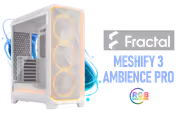 Fractal Meshify 3 Ambience Pro FD-C-MES3A-05 White Mid-Tower Case - image 1