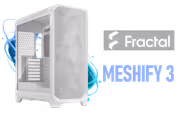Fractal Meshify 3 FD-C-MES3A-04 White E-ATX Mid-Tower Case - image 1