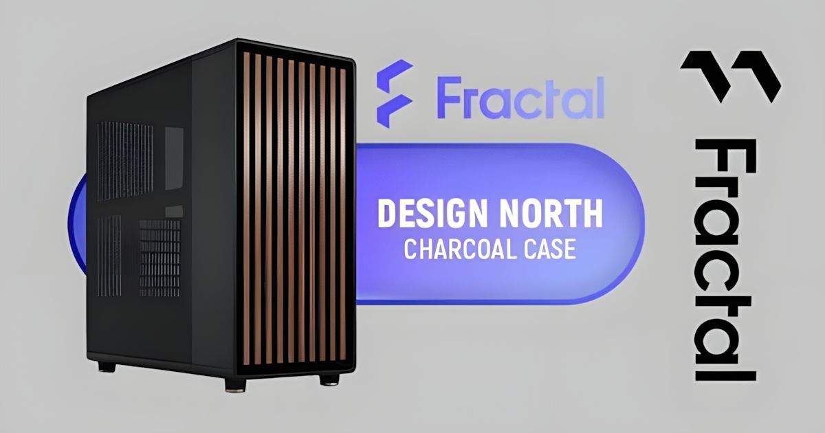 Fractal Design North Mesh Side Panel Case - Charcoal Black