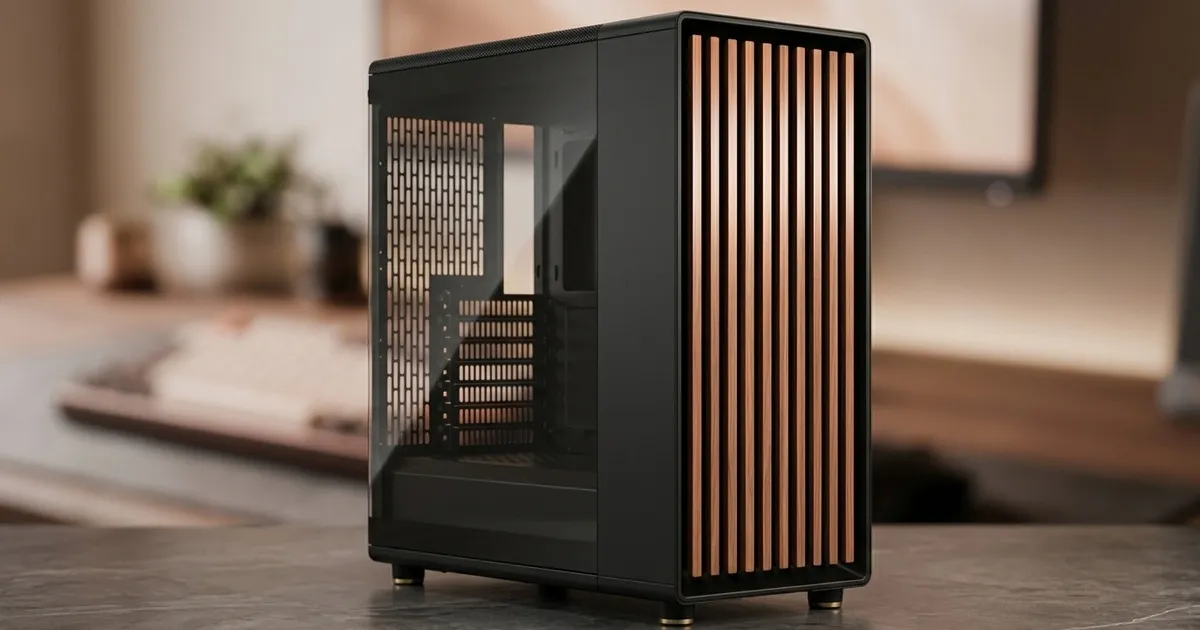 キ*ン様 Fractal Design North Charcoal Black Fractal Design North FD-C-NOR1C-02 Charcoal Black ATX Case | Evetech