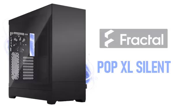 Fractal Design Pop XL Silent E-ATX PC Case - Black - image 1 Fractal Design Pop XL Silent E-ATX PC Case - Black - image 1
