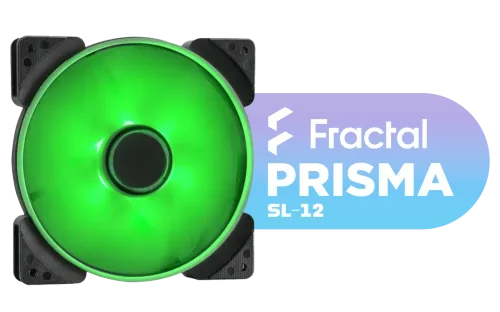 Fractal Design Prisma 120mm Case Fan Green - Image 1