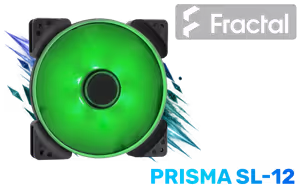 Fractal Design Prisma 120mm Case Fan Green - Image 1