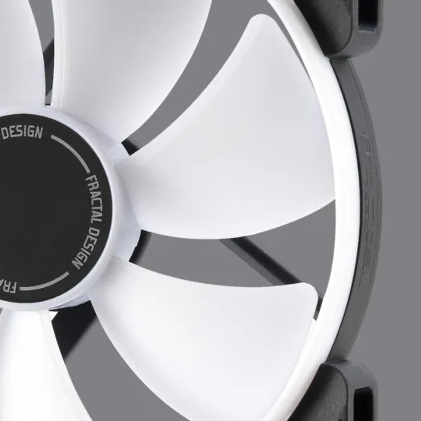 Fractal Design Prisma 140mm RGB Fan demonstrating uniform light distribution