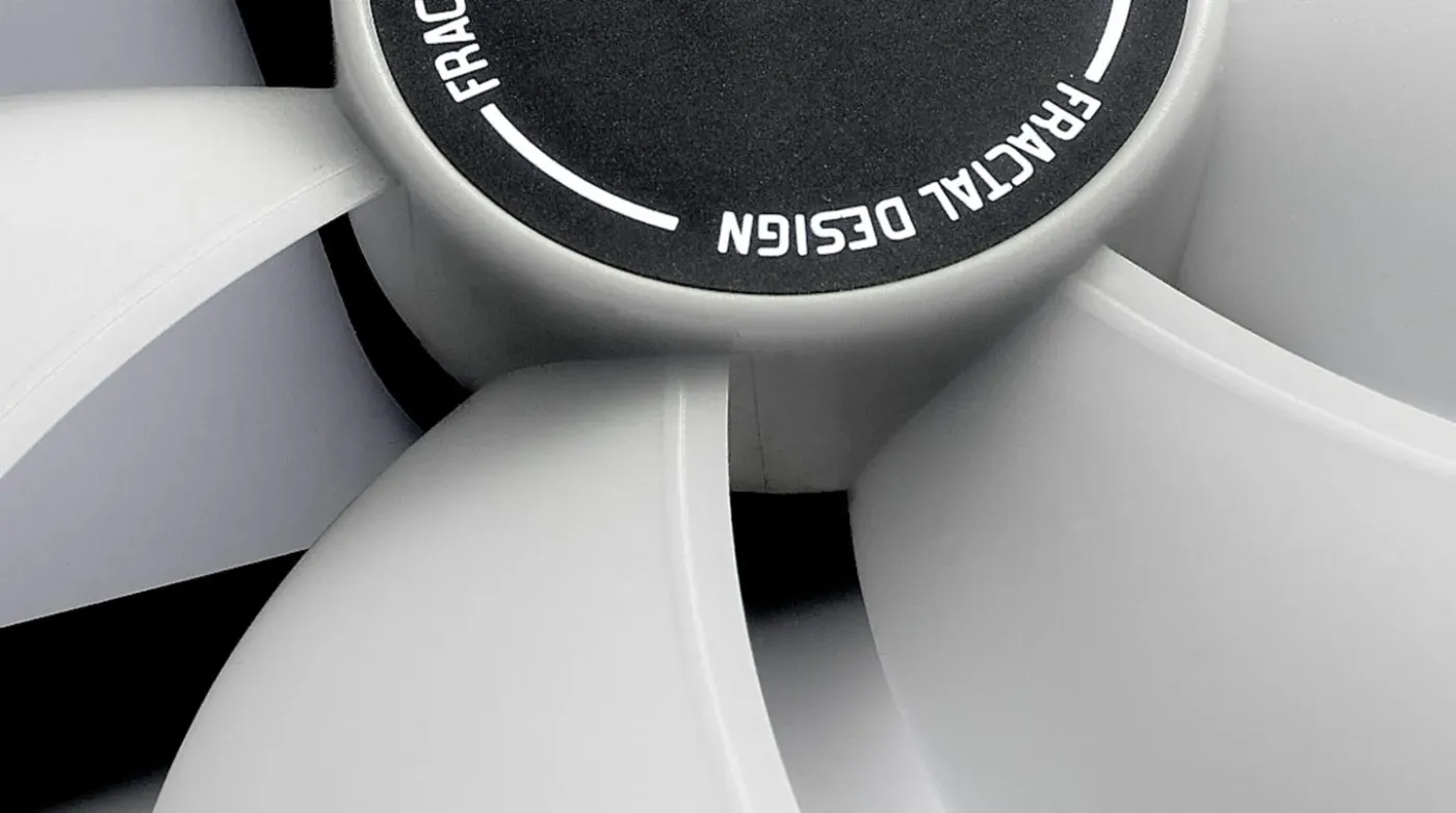 Fractal Design Prisma 140mm RGB Case Fan demonstrating stealthy design