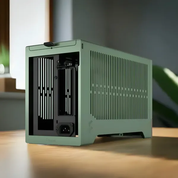 Fractal Design Terra Mini ITX Gaming Case - Jade | Compact