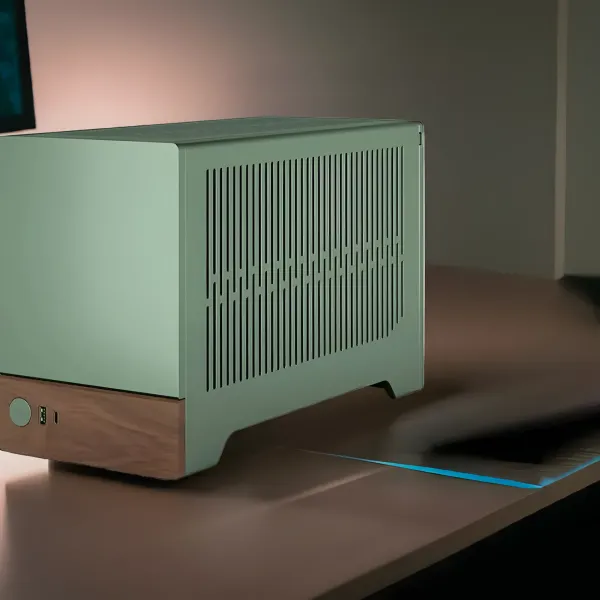 Fractal Design Terra Mini ITX Gaming Case - Jade | Compact