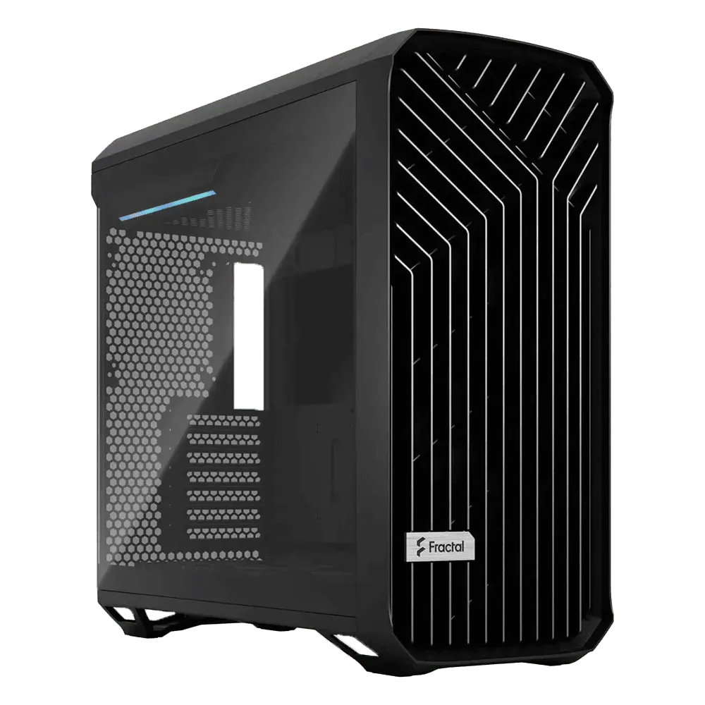Fractal Design Torrent Black TG PC Case - Stylish Tempered Glass
