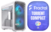 Fractal Design Torrent Compact RGB White Case - Tempered Glass - image 1