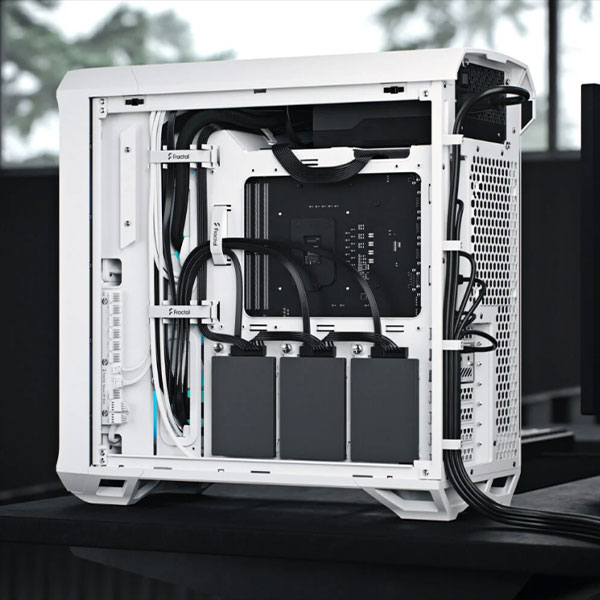 Fractal Design Torrent Compact RGB Clear TG Case - White | Premium PC Case