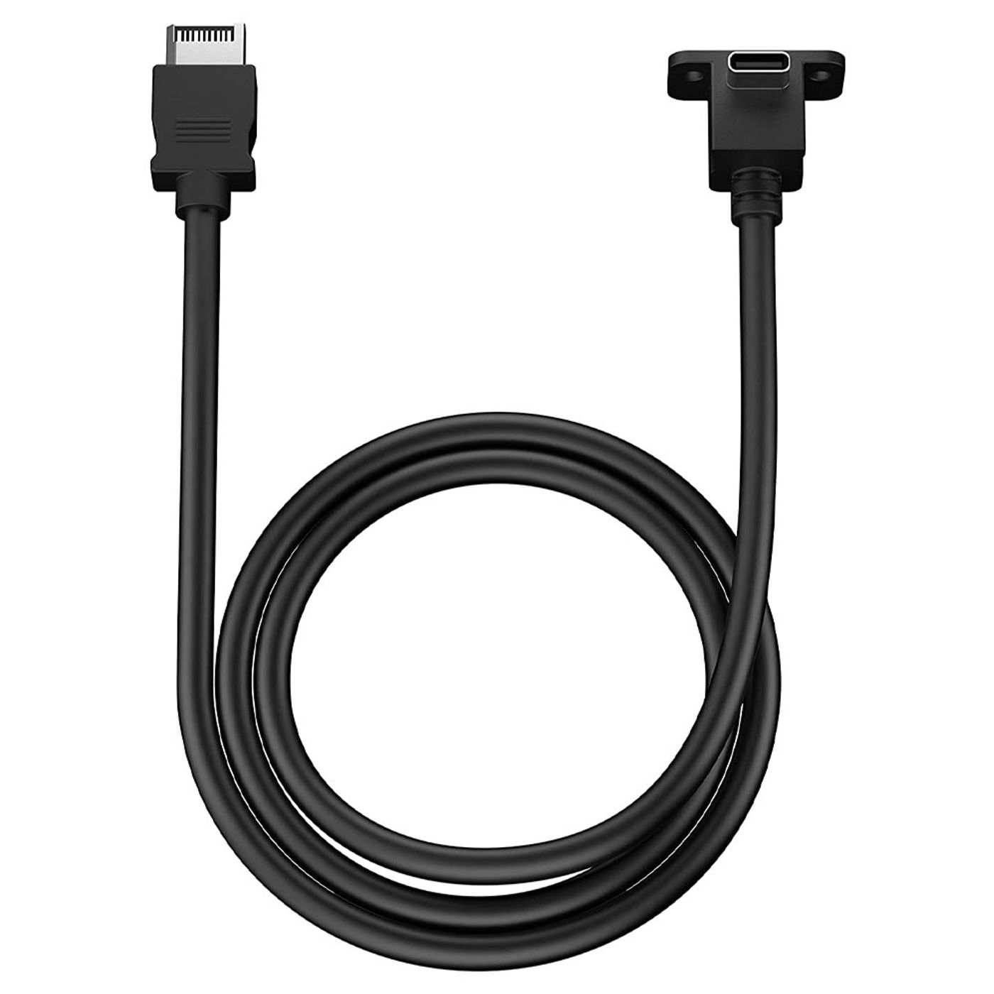 Fractal Design USB-C 10Gbps cable showing high-speed data transfer capabilities