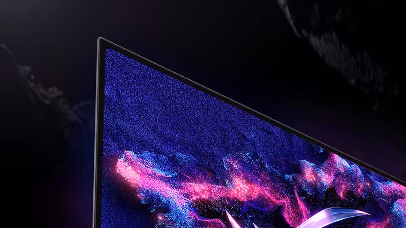 Thin profile and frameless design of the XG27 monitor