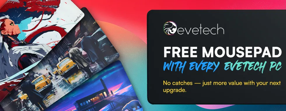 GET FREE Evetech Mousepad