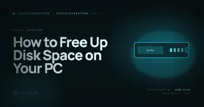 How to Free Up Disk Space on Your PC — Win 11 Cleanup Guide (South Africa, 2026)
