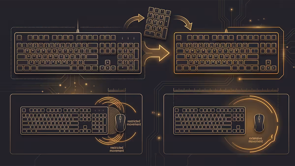 TKL mouse-arm room