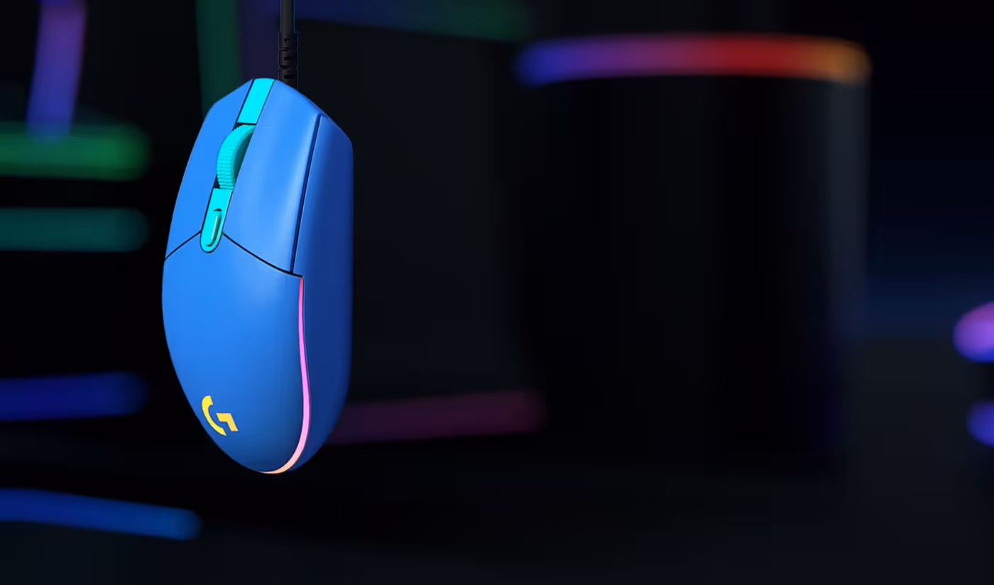 G203 gaming-grade sensor delivering adjustable precision