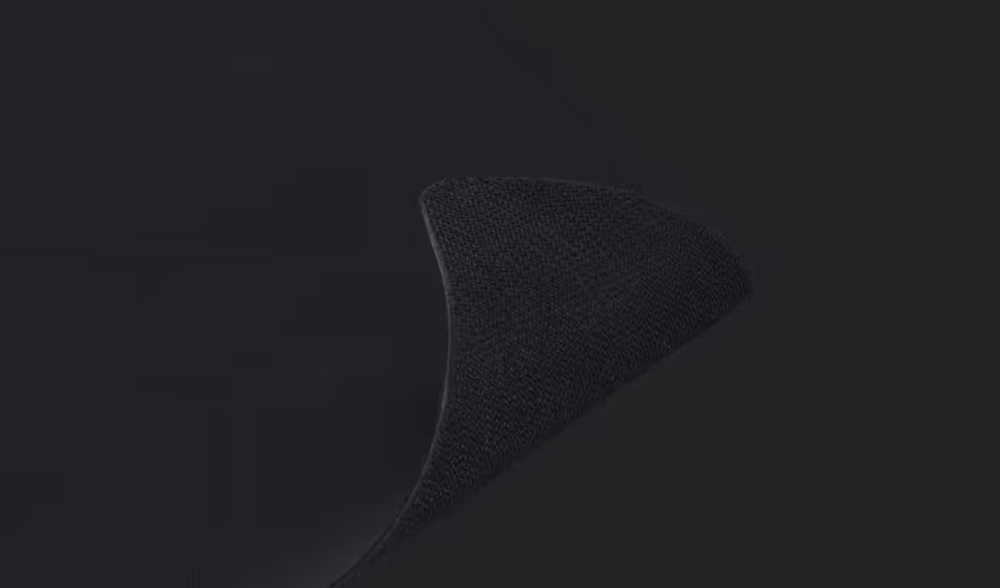 Stable rubber base helping the Logitech G240 mouse pad stay in place